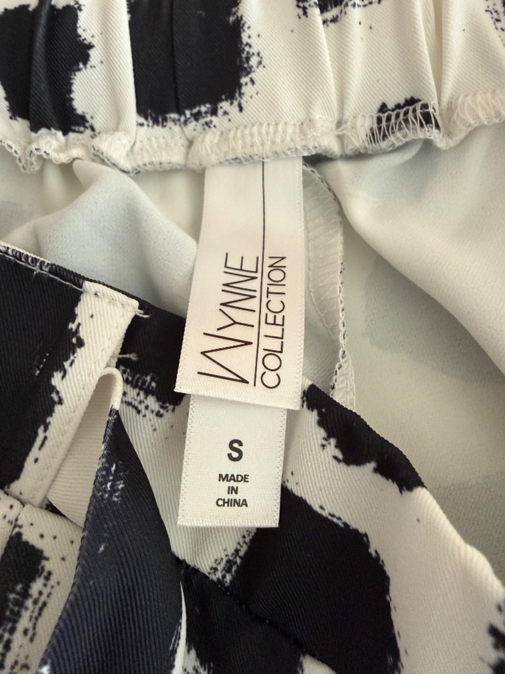 Marla Wynne Abstract Print Palazzo Pants S NWOT Wide Leg Pockets - Picture 10 of 16